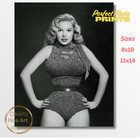 Vintage Betty Brosmer Photo Print 1950s Pin-up Super Woman Giclee Fine Art Print
