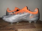 Puma Ultra 1 4 Fg ag Men s Soccer Cleats Silver orange 106694-01 Men Sz 9 5 New