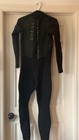 O neill 3-2 Wet Suit Rn  77131 Black And Black Long Zip Neck Sleeve Size Small