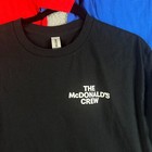 Lot Of 3 Mcdonald   s T Shirt Mens Large Black Red Blue Crew Member Employee Team