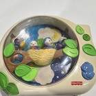 Fisher-price Musical Crib Toy W  Straps  Birds In Nest Under Clear Dome