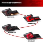 Led Tail Lights For Honda Civic 2013-2015 Ex Lx Si 9th Gen Rear Lamps Assembly