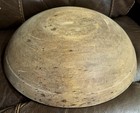 Primitive Antique Wood Dough Bowl Farmhouse Rustic 14 In