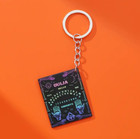 New Ouija Board Keychain Acrylic Multi-color Halloween Charm For Bags Keys More