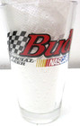 Bud Official Beer Nascar Heavy Pint Libbey Glass Las Vegas Motor Speedway