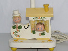 Vintage Nursery Lamp Wood Shoe Children Nursery Rhyme Underwriter Laboratories