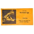 3 Rattlesnake Eggs Prank Envelopes - Magic Joke Trick Gag Gift Fun