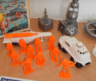 Vintage  Original 1970s Marx Toys Star Station Seven Playset  Incomplete