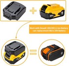 Battery Convert Adapter For Dewalt 18v 20v Li-ion Battery To Worx 20v 6 Pins