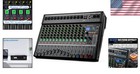 12-channel Professional Audio Mixer  Fx-12usb Mixing Console With Xlr Inputs