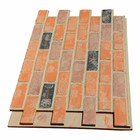  Tritan Bp  6-pack  Rusty Amber Faux Brick Interlocking Siding Panel