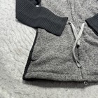 The North Face Indi Insulated Parka Hoodie Gray Black Womens Size Small S