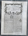 1720 Emmanuel Bowen Antique British Road Map - Kings Lyn To Thetford In Suffolk