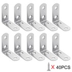 10pcs 1 5   4  Heavy Duty L Shape Corner Brace Angle Repair Bracket W screws Us