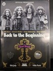 Black Sabbath Ozzy Osbourne Back To The Beginning Concert Official Program