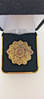 10k Yellow Gold Handmade  Filigree Brooch Pin  4 3g