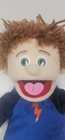 Silly Puppets Tommy Peach Boy 14  Full Body Hand Puppet Clothes Pretend Play Fun