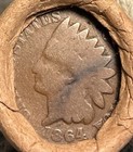 Unsearched Old Estate Wheat Cent Roll Indian Head Vintage Penny Silver Finds  q7