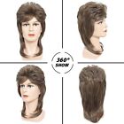 Mullet Wigs For Men Joe Dirt Emo Wig 80s 90s Costumes Fancy Party Accessory C   