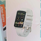 Black Smart Watch For Men women Smartwatch Iphone Samsung Compat Health Tracker