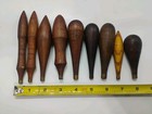 Lot Of 10 Vintage Antique Wood Leather Gunsmithing Woodworking Tool Handles