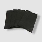 Sferra Black Festival Dinner Napkins  Set Of 4