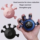 Finger Grip Strengthener Hand Grip Strength Trainer Adjustable Forearm Exerciser