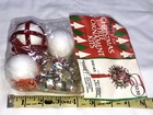 Walco Beaded Christmas Holiday Tree Mini Ornament Kit Multicolored Sequin Ribbon