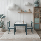   Child 3-piece Table And Chairs Set  In Orion Blue Age Group 