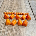 Vintage Butterscotch Bakelite Beads Lot For Jewelry Making