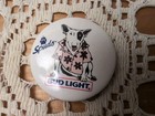 Spuds Mackenzie Bud Light Dog Beer Pin Button Vintage Collectible Bar Pinback
