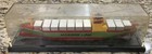 Rare Maersk Line Container Ship Model Plastic Paper Weight Damaged Display Case