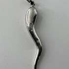 Vintage Sterling Silver 925 Italian Horn Pendant
