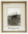 1940 Photograph Amateur Field Trial Champion Pointer Call Boy Backing Dotsy