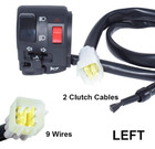 Motorcycle 7 8  Left Handlebar Control Switch Turn Signal Start Stop Lamp Switch