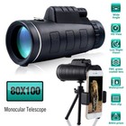 Day night Vision 80x100 Zoom Hd Monocular Starscope Monocular Telescope Bak4 Usa