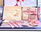 Hello Kitty School Supplies Bundle 16pc Set Calculator  Pens  Pencils notebooks