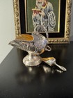 Vintage Raimond Victorian Pedestal Silver Plated Sugar  Scuttle With Scoop 
