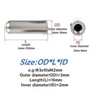 M2 m8 304 Stainless Steel Round Head Parallel Pins Internal Thread Dowel Pins