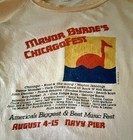 Vintage 1982 Mayor Byrne   s Chicagofest Raglan T-shirt - Rare Navy Pier Music Fes