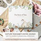 Keepsake Memory Book For Baby Boy Or Girl     Timeless First 5 Year Baby Book     A