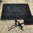 Antique Dietzgen Cast Iron Drafting Table Industrial Telescoping Easel Portable
