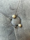 14k Gold Pearl Stud Earrings 7 34mm 1 86g Xrf Acid Tested Estate Fine Jewelry