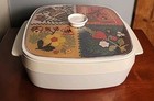 Vintage Westbend Thermo Serv 2 Quart Mushroom Casserole Dish
