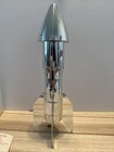 Vintage 1970   s Vacumet Berzac Creation Space Rocket Mechanical Coin Bank   Box