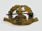 Wwi Norfolk Regiment Sweetheart Brooch Pin Enamel Britannia Union Jack Brass
