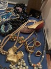 Antique Vintage Junk Drawer Jewelry Lot Estate Sale Find Lot G-4
