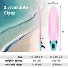Inflatable Stand Up Paddle Board 11    X 30  X 6  Isup Board Accessories W  3 Fins