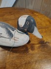 Dick Robinson Bufflehead Drake Hand Painted Decoy Signed 1981 Weighted