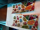 Yo Gabba Gabba  Stickers Original Promo 5    2 Full Sheets     Free Flag Sticker